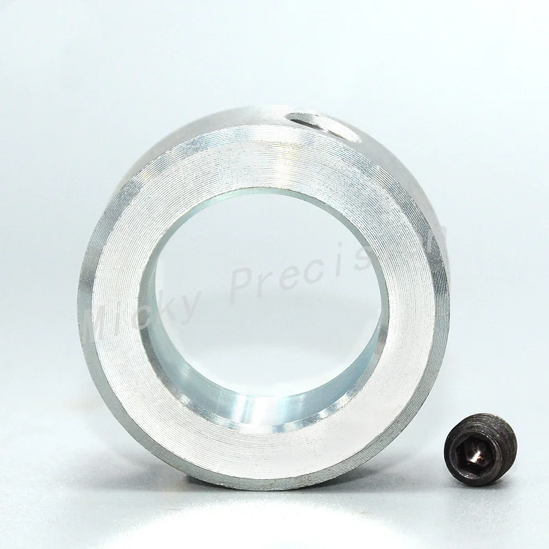 Galvanized Retaining Ring Shaft Collar with Screw Adjustment Shaft Clamp Locking Ring sleeve dia3-70mm in stock