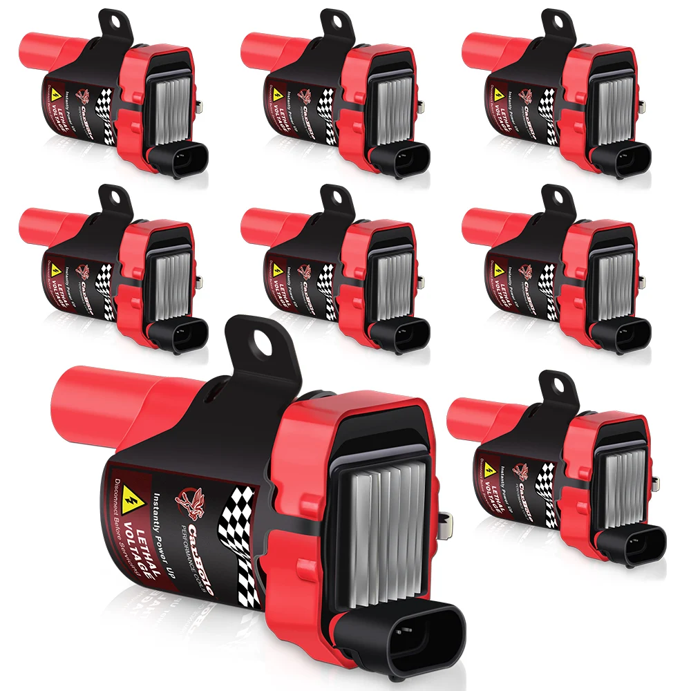 

8 Pack Ignition Coils For GMC Chevy C1251 4.8L 5.3L 6.0L D585 High Performance Coil Car Accessories