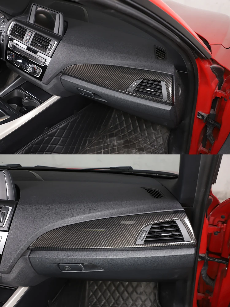ABS Carbon Faser Auto Dashboard Seite Air Outlet Panel Trim Abdeckung Für BMW 1 2 Serie F20 F21 F22 f23 2012-2017 Innen Zubehör – Detail 2