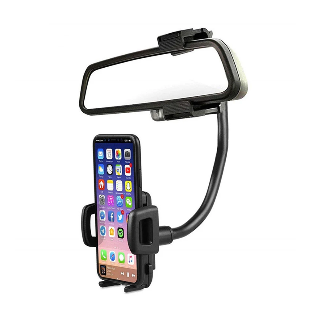 Car Rearview Mirror Phone Multi Holder Driving Recorder Fixing Clip Bracket Car Universal Phone Holder