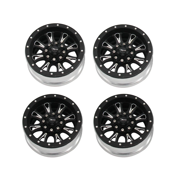 Xspede 1.9 inch CNC machined aluminum alloy simulation wheels for Axial SCX10 II 90046 90047  Traxxas TRX-4