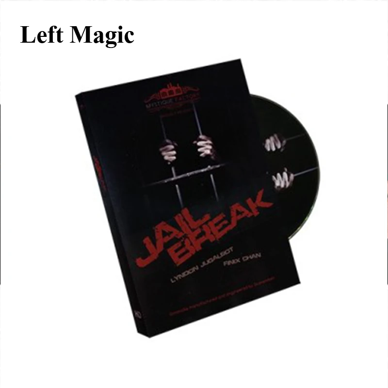 

Jailbreak By Lyndon Jugalbot & Finix Chan (Gimmicks And DVD) Magic Tricks Visual Deck Through Card Case Effect Simple Magic Prop