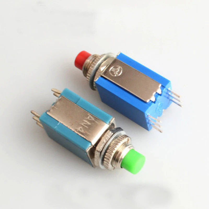 

5pcs AN4-22 2x2 Self-reset Without Lock Button Switch Normally Open Momentary 6Pin 3A 250VAC