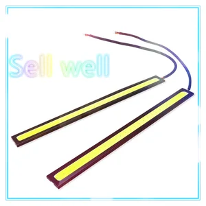 17cm universal luz de circulação diurna cob drl led carro lâmpada luzes externas auto à prova dwaterproof água estilo do carro led drl lâmpada 12 principais vendas drl e pisca - №9