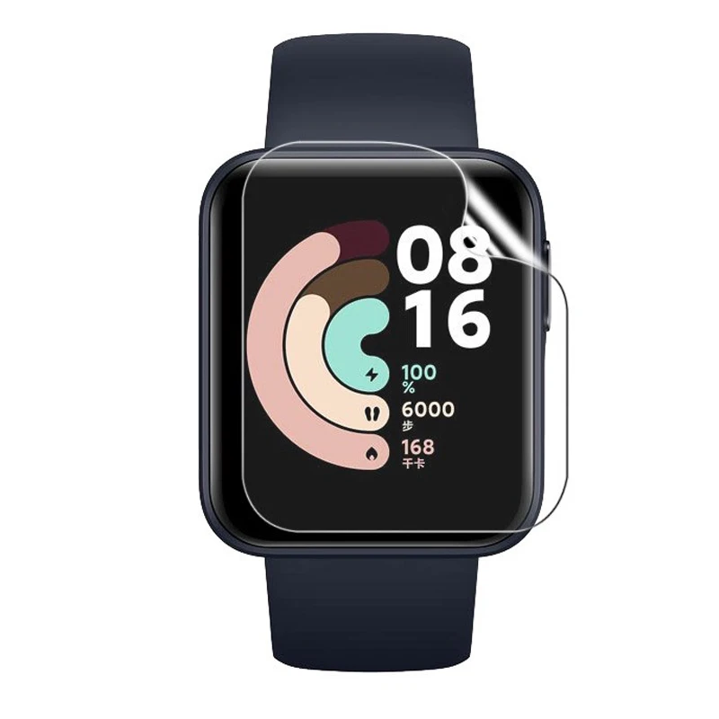 2pcs Full Coverage Screen Protector for Xiaomi Redmi Watch Lite Smart Watch Soft Hydrogel Protective Film Accessories (Not Glass