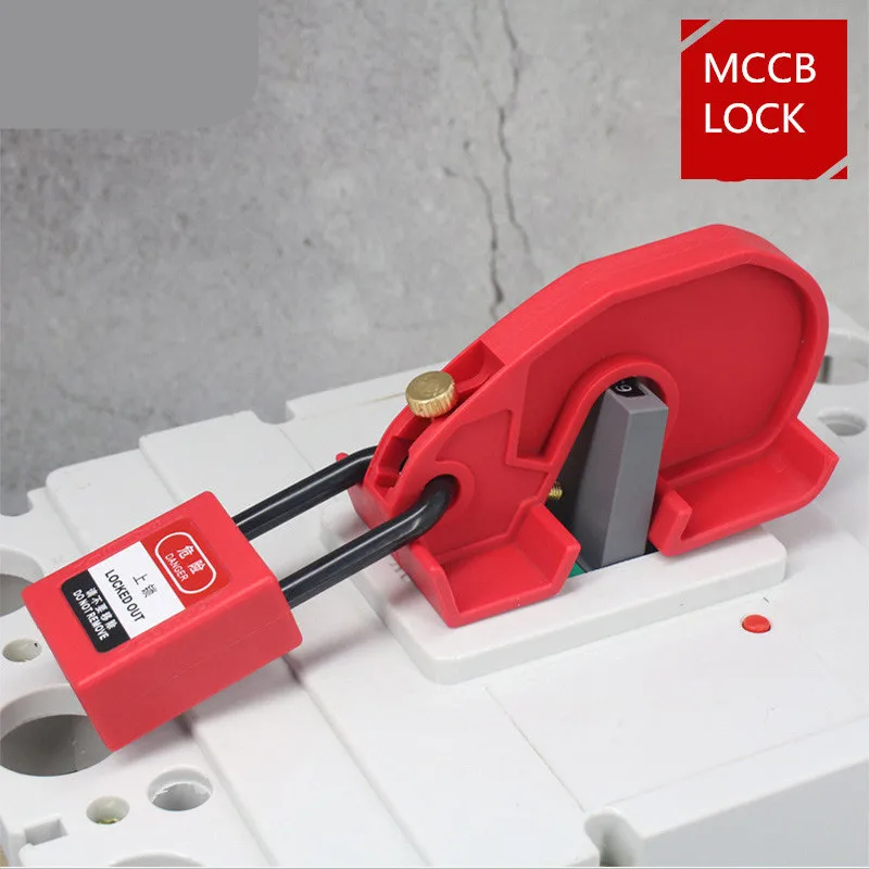 Safety Lockout ABS Big Large Molded Case Circuit Breaker MCB MCCB Lock