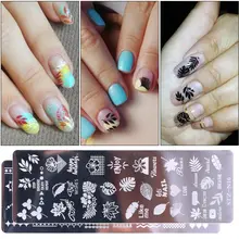 Nail Stamping Plates Set with Tools #2