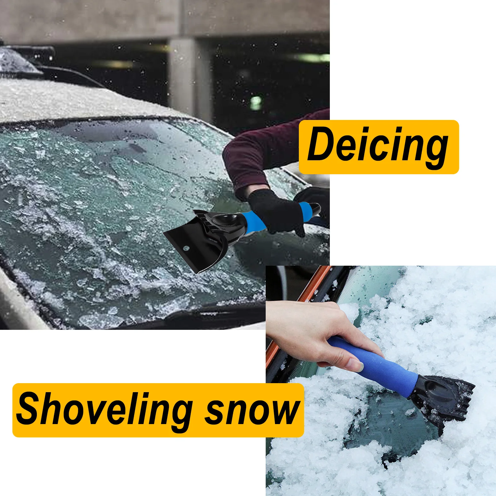 Car Ice Scraper Snow Shovel Windshield Auto Defrosting Car Winter Snow Removal Cleaning Tool Car Accessories snow removal shove