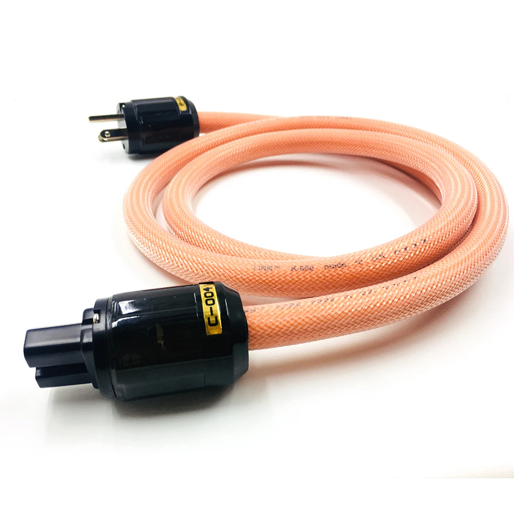 Hifi LINN K800 5N OFC Pure Copper European standard Power Connector US Schuko Power Cord HIFI