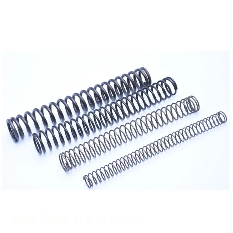 2-5Pcs Black Y Type Spring Compression Pressure Springs Wire Dia 0.3-0.7mm Outer Dia 3-10mm Length 305mm