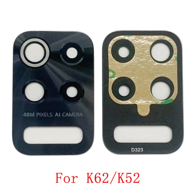 2Pcs Back Rear Camera Glass Lens For LG K62 K52 K42 K22 K41S K51S K61 K50S K50 K40S K40 Q60 Q70 K20 K30 2019 Camera Glass Lens