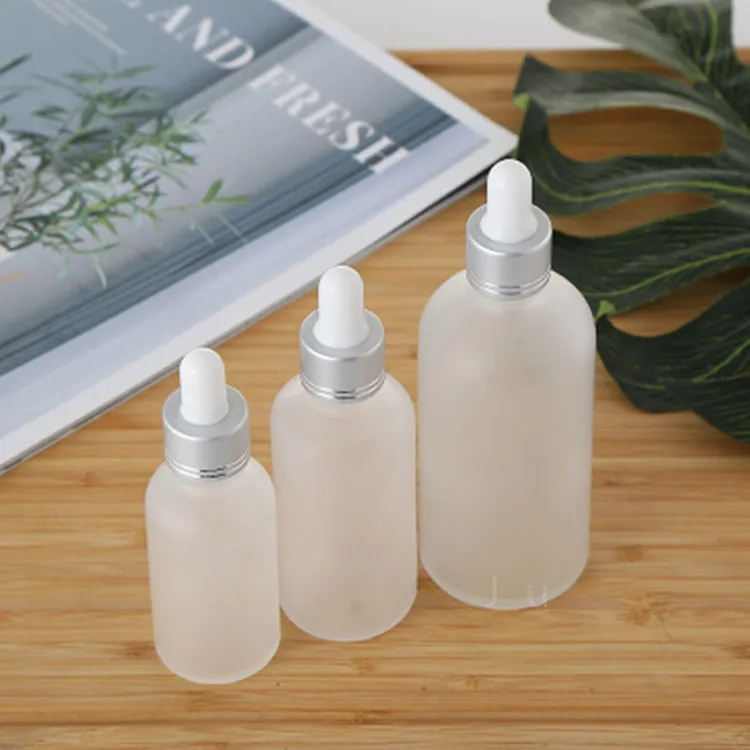 10ml15ml20ml30ml50ml100mlFrost glass dropper bottle for E Liquid Dropper Vials With Pipette For Cosmetic Perfume Essential Oil