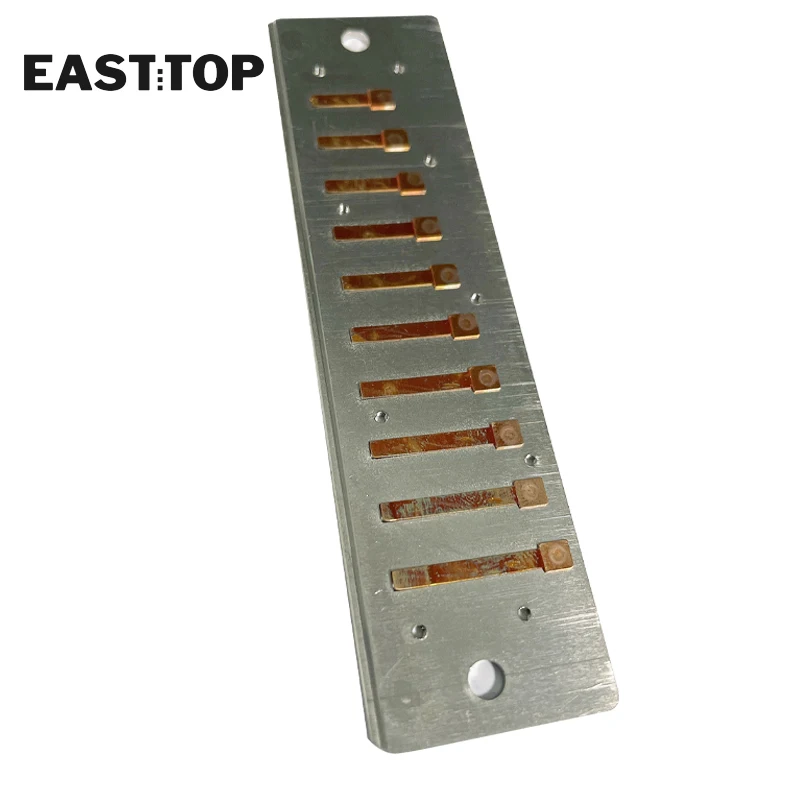 EASTTOP T008 Reedplates With Screw For 10 Holes Harmonica Mouth Organ Blues Harp Musical Instruments Harmonica Accessories