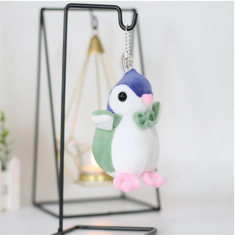 Porte-clés pendentif pingouins de dessin animé pour enfants, jouets en peluche PenEcolPlush, jouet en peluche, sac de beurre, bijoux pour enfants, offre spéciale, 10cm, 1PC