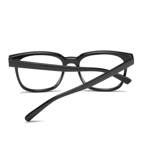 Imagen 2 del producto Gafas de bloqueo de luz azul para mujer, lentes de gran tamaño, miopes cuadrados, Lunettes, dioptrías 0-0,5-1,0 To-6,0