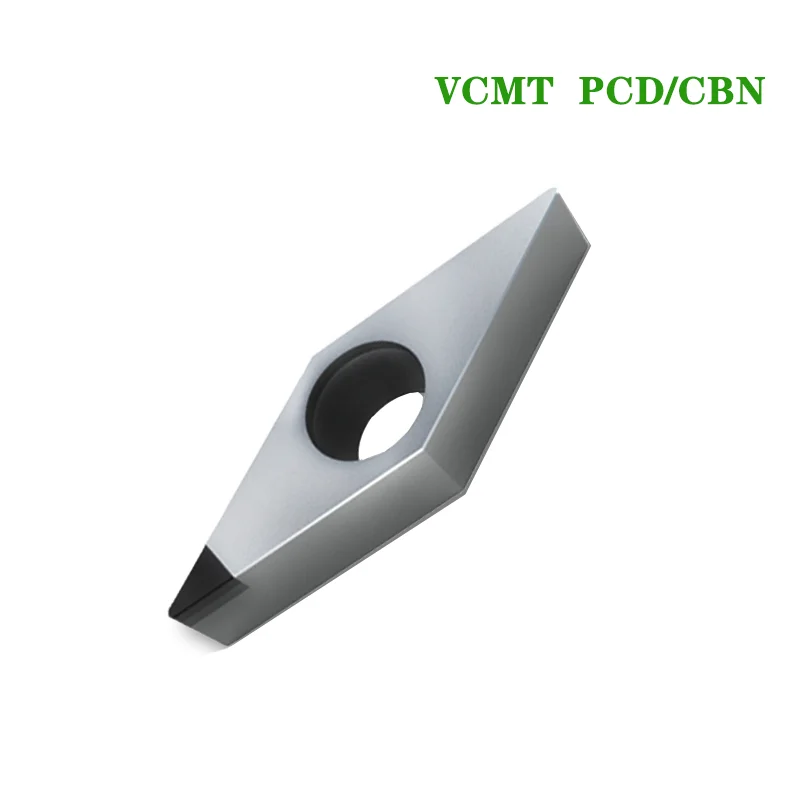 1PC VCMT110302 VCMT110304 VCMT110308 VCMT160404 VCMT160408 Diamond Inserts VCMT PCD CBN Blade CNC Lathe Cutter Turning Tools