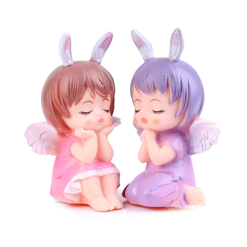 Figurines d\'ange mignon Anne pour décoration de gâteau, jouets pour fête d\'anniversaire, ornement de bureau, offre spéciale