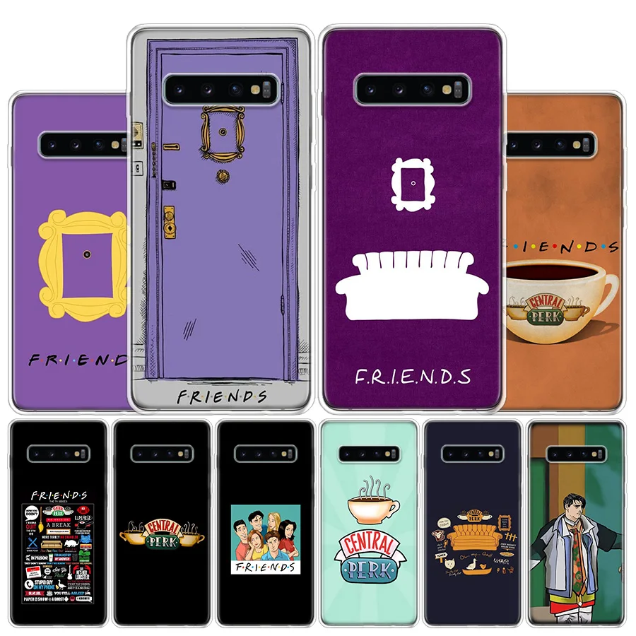 Friends Tv Show Series Sitcom Phone Case For Samsung Galaxy S24 S23 S22 S21 Ultra S10 Plus S20 FE S10E S9 S8 + Soft Cover Coque