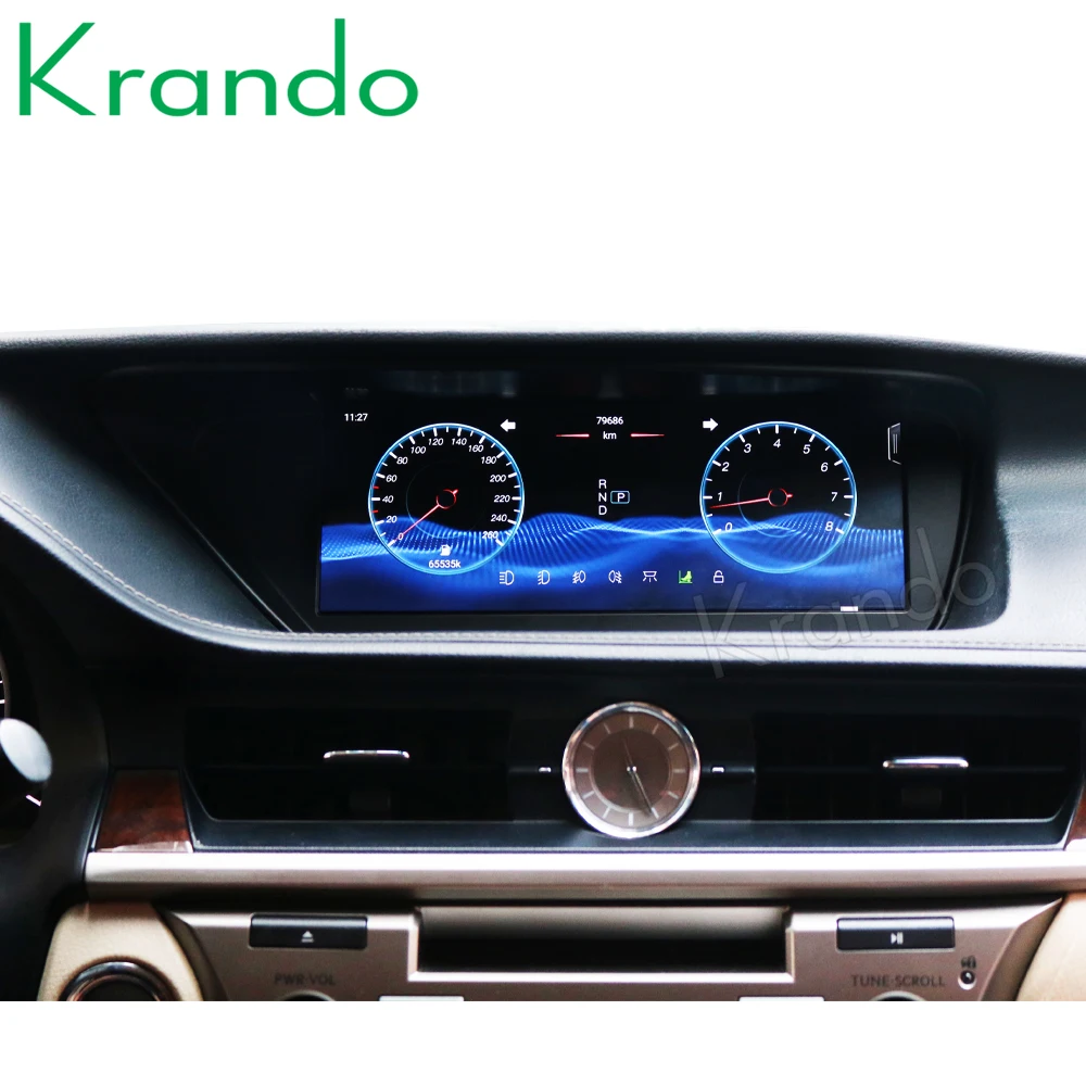 

Krando Android 10.0 10.25'' 4G 128G 10.25'' Car Radio For Lexus ES250 ES300 ES350 2013-2018 Multimedia Player Wireless Carplay