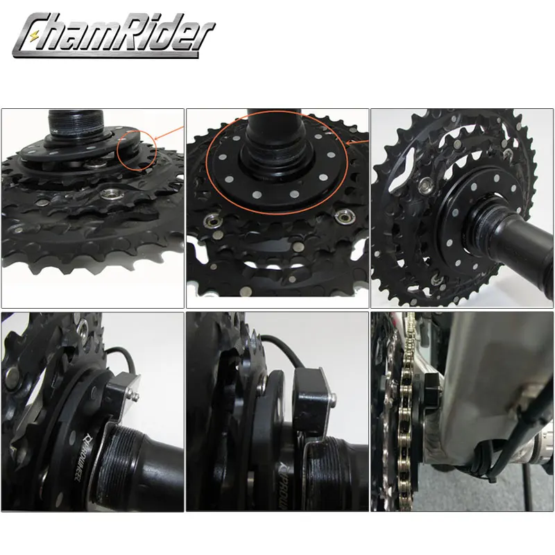 BZ-10C PAS System Pedal Assistant Sensor 10 Magnets For Hollowtech Crank Crankset Ebike Conversion Kit Part