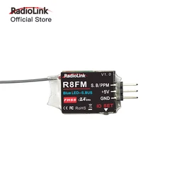 Radiolink 2.4GHz R8FM 8CH odbiornik RC Super Mini wsparcie SBUS sygnał PPM dla nadajnika T8FB/T8S