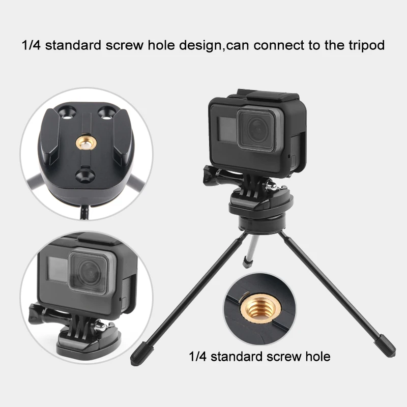 Metal Quick Releasefor GoPro Accessories Helmet Mount Base Adapter Buckle  For Gopro Hero 10 9 8 7 6 5 4 3 for Xiaomi for Yi