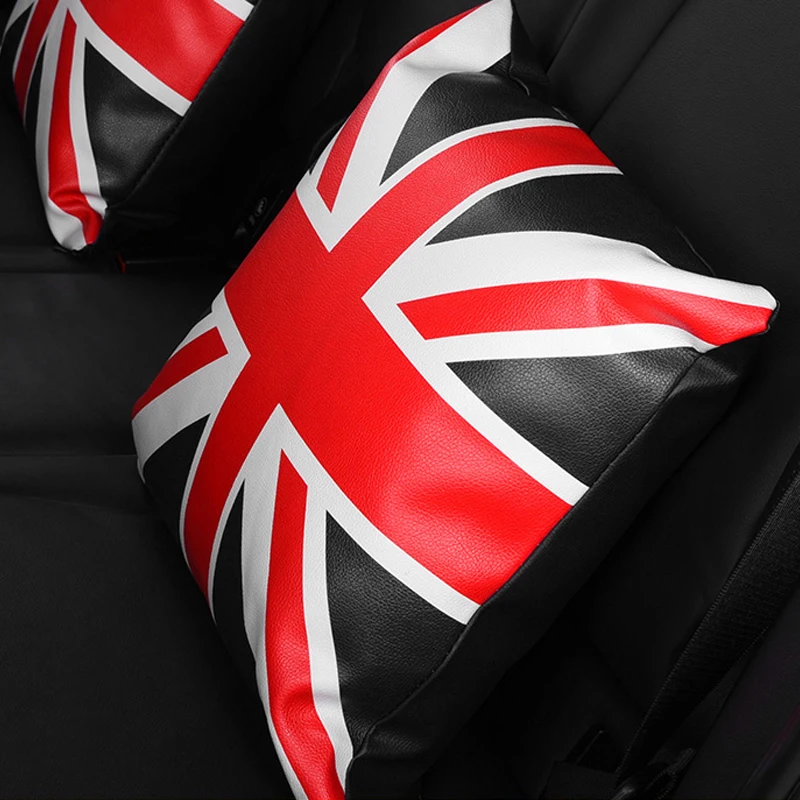 Almohada de cuello automática para asiento, soporte Lumbar, reposacabezas de cintura para MINI Cooper F54, F55, F56, F60, R55, R56, R60, R61, accesorios de coche