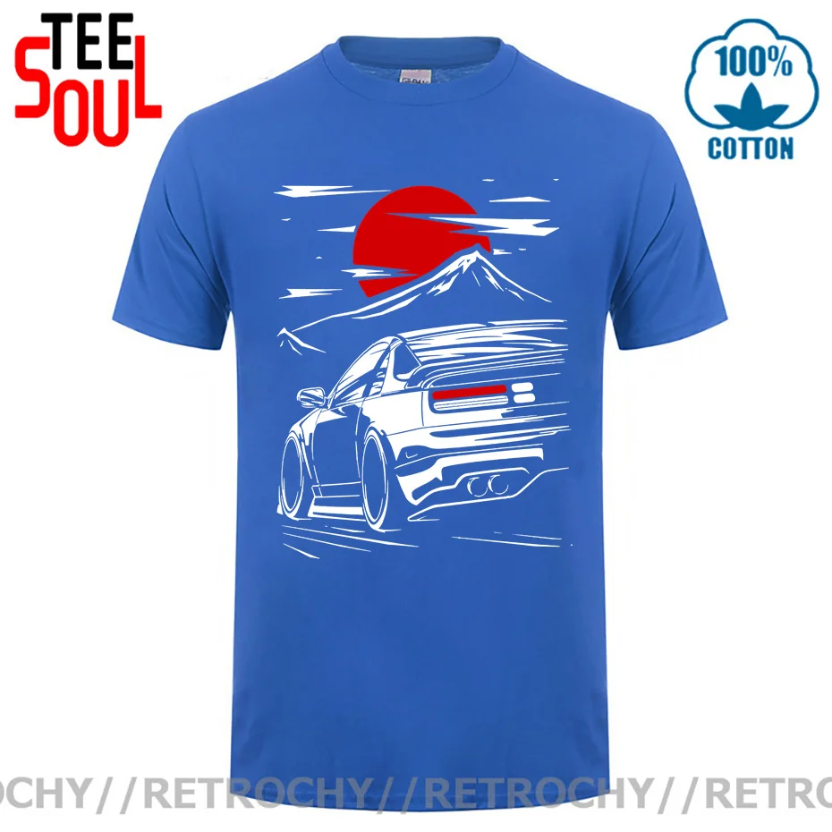 Retrochy Fashion Custom T-shirts men Leisure Classic Racing Car 300zx Z32 Fairlady Z T shirt 2021 New Arrival Roadster Tee shirt