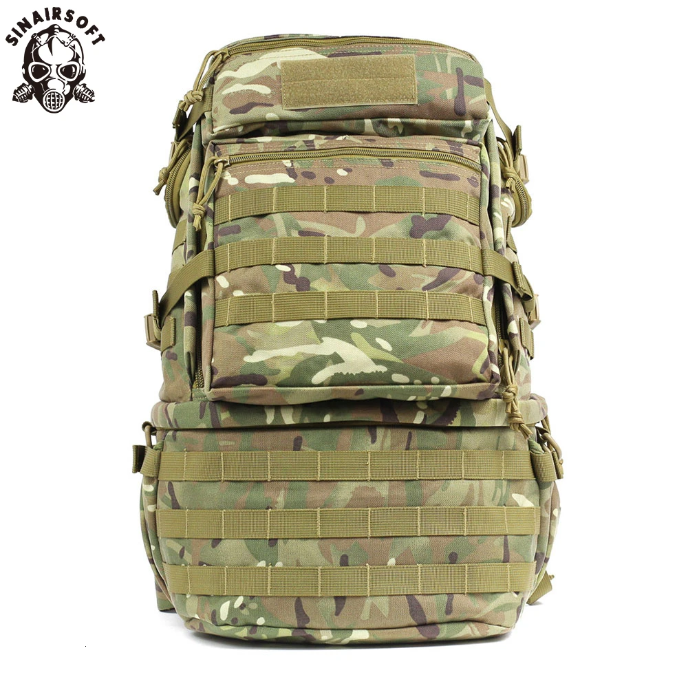 

65L Multi-function Tactical Backpack Outdoor Field Ilitary Fishing Waterproof Molle-Pack Trekking Hunting Camping Bag Rucksack