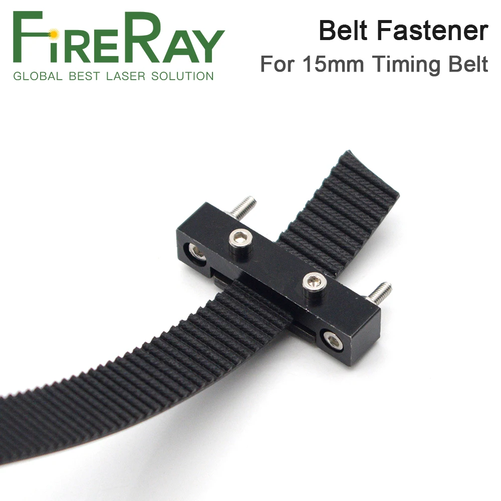 Chiusura a cinghia FireRay per trasmissione a cinghia dentata aperta da 15mm di larghezza HTD-3M per parti di macchine utensili Hardware asse X/Y