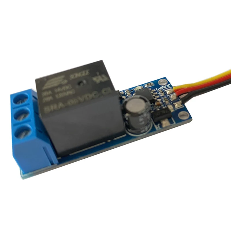 RC Drone 20A Relay Module Remote Control PWM On-off Navigation Light Electric Switch for Aircraft Model 4.5-5V/5.5-10V Receiver