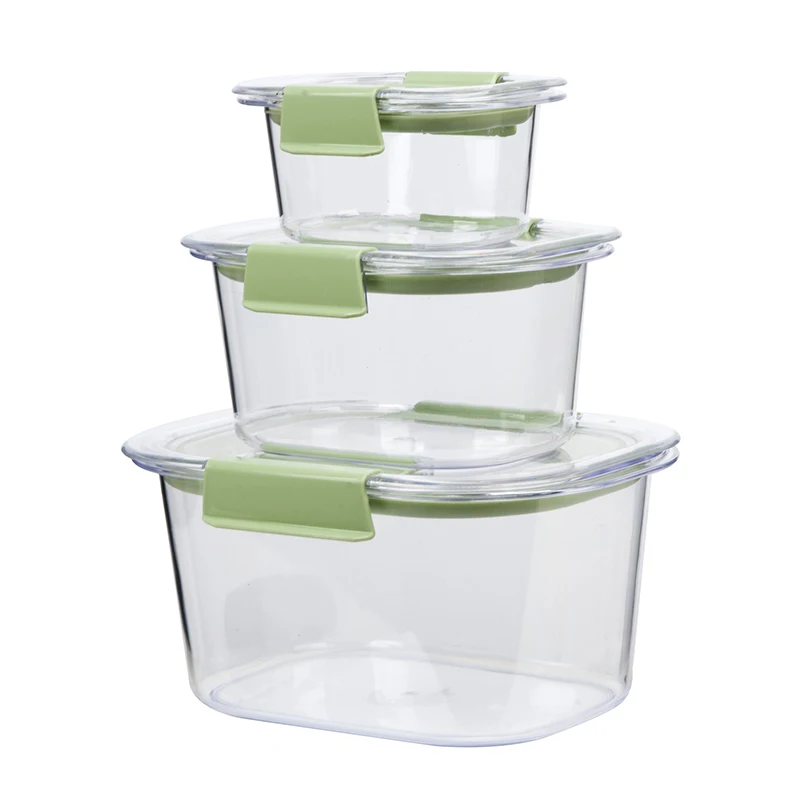 

Sealed Tank with Lid, Food Storage Container, Moisture-Proof Sealed Tank, BPA Free, Kitchen Storage, 3Pcs