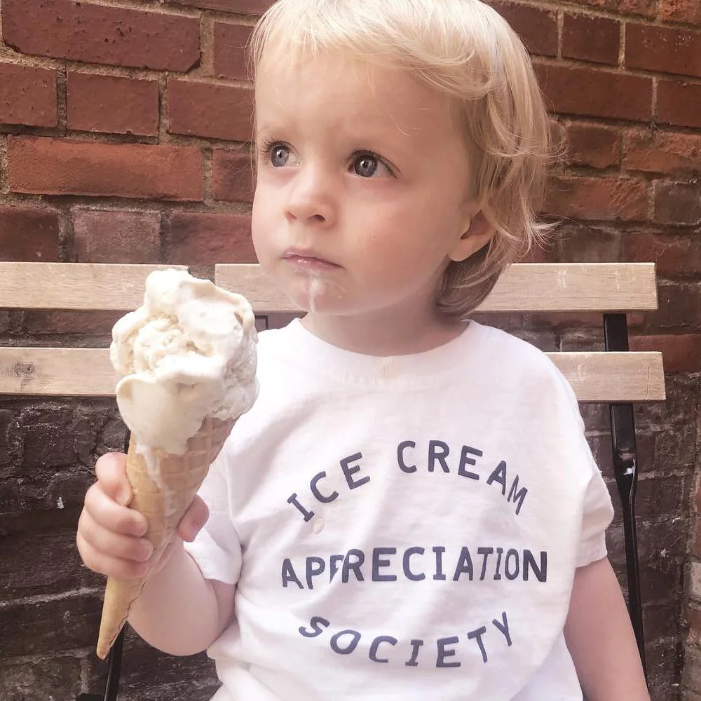 Ice Cream Appreciation Society Kids T-Shirt - Kid's Funny Slogan T Shirt  Clothes Fashion Funny Kids Boys Toddler Plussize