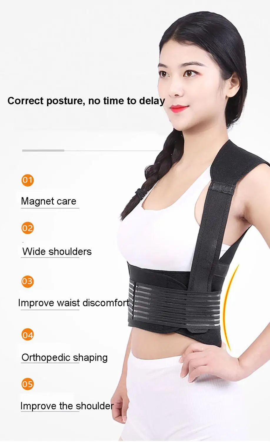 Shoulder Waist Warmer Tourmaline Spontaneous Heating Waistcoat Magnet Therapy Self Heating Vest Back Massage Lumbar Pain Relief