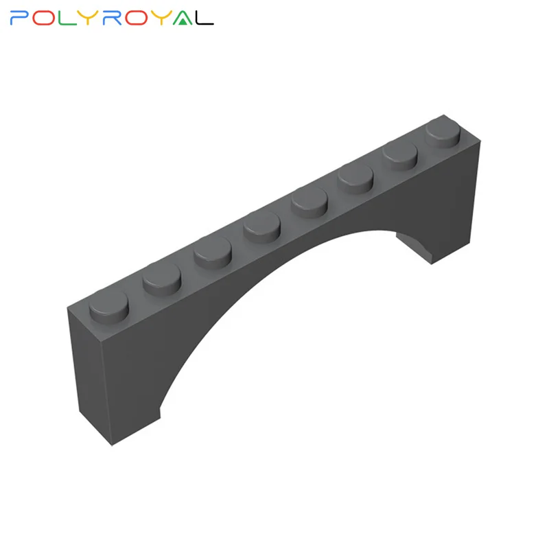 Building Blocks accessories DIY bending Plates 1x8x2 Arch brick 10 PCS Creative Educational toy for children birthday gift 16577