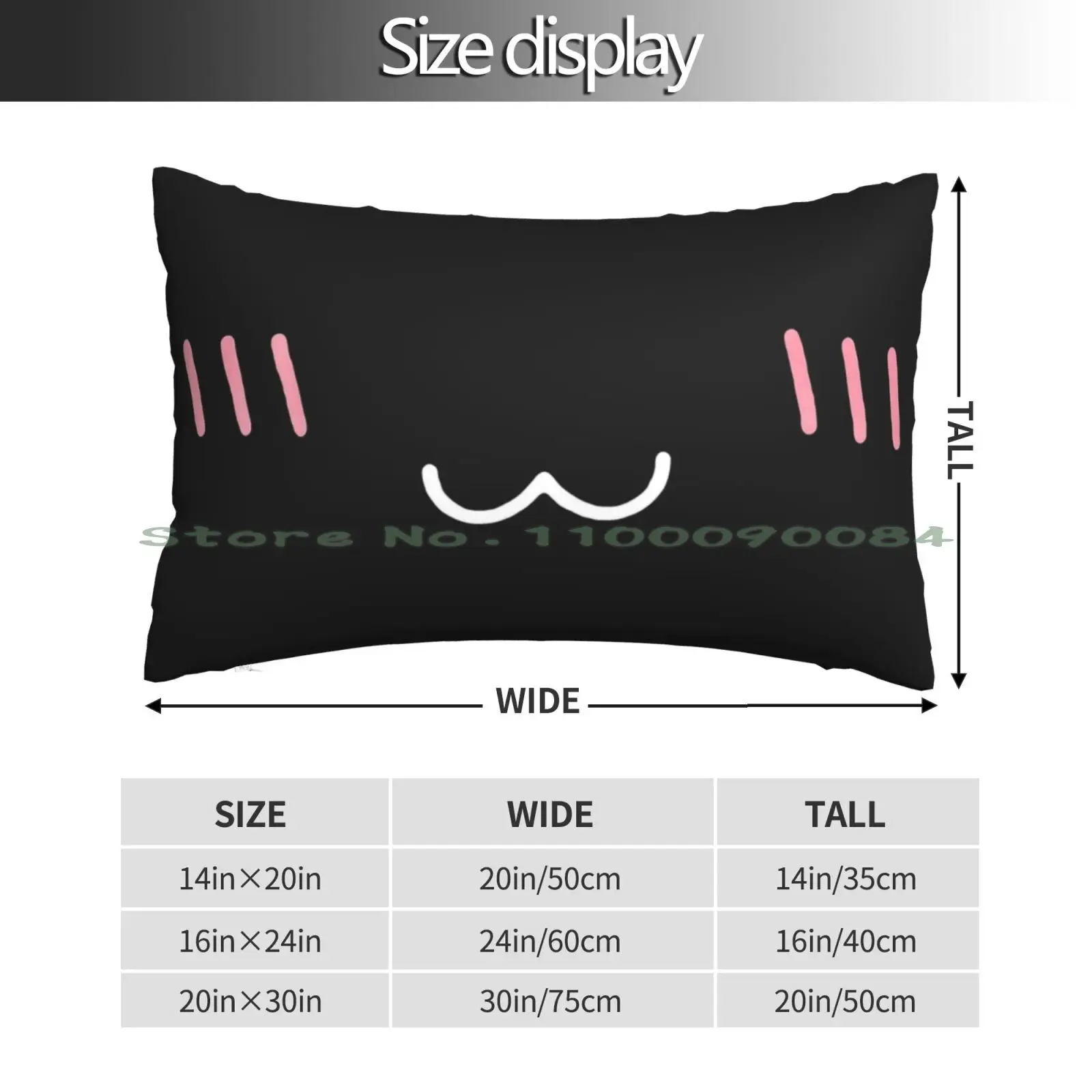 Mouth Mask Anime Expression Kawaii Animal Happy Cute Pillow Case 20x30 50*75 Sofa Bedroom Turtles Teenage Cartoon Donatello