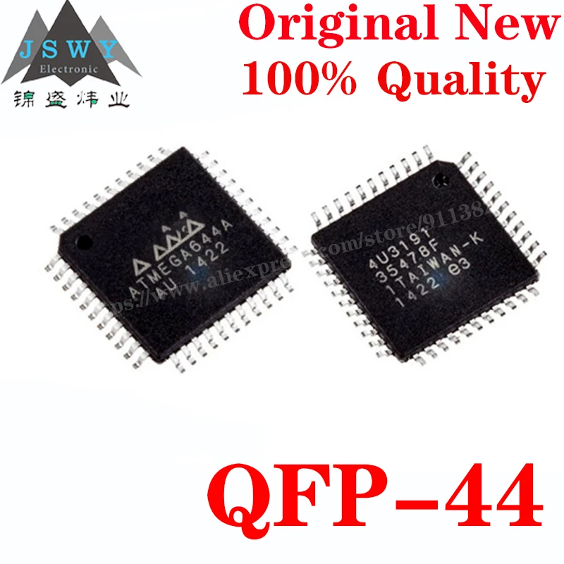 

ATMEGA644A-AU QPF-44 Semiconductor 8-bit Microcontroller -MCU IC Chip with the for module arduino nano Free Shipping ATMEGA644A