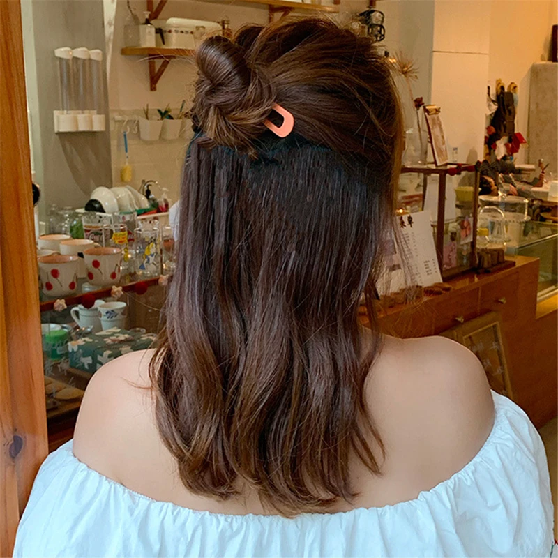 Einfache U-förmige Haarspangen für Frauen und Mädchen, Haarstäbchen, Braut-Haar-Styling-Zubehör, goldfarbene Metall-Haarnadeln, Haarspangen – Detail 30