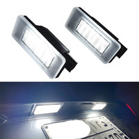 265108990E 2pcs LED License Number Plate Light For Nissan Altima 2019 2020 Serena C27 Suzuki Landy 2016- Dacia Duster 2017-