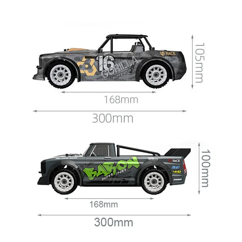 1:16 4WD RC Car SG1603 1604 2.4G Drift Car 60Km/H High Speed RTR Drift ESP LED Light Proportional Control Vehicles Toy Gift Kid