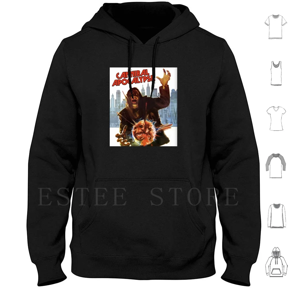 John Saxon Tribute Film Documentary Hoodies Long Sleeve John Saxon Saxon Cannibal Apocalypse