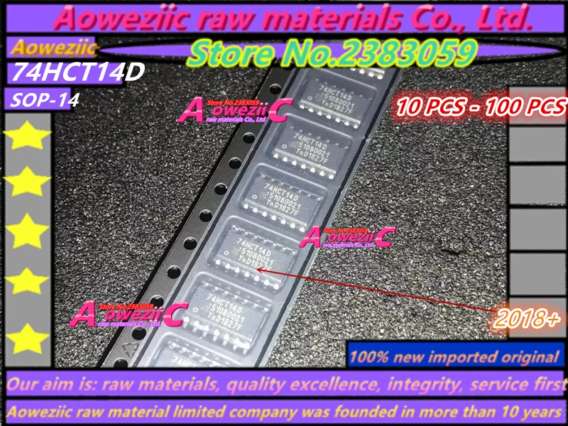 Aoweziic 100% new imported original  74HCT14D MC74HC02ADR2G HC02AG SOP-14 DS26LS31CM DS26LS31CMX DS26LS32CM DS26LS32CMX SOP-16