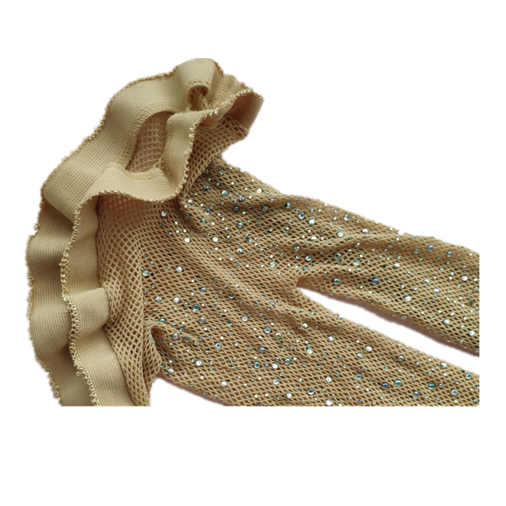 Meia-calça de malha brilhante, plus size, strass, rede de malha, roupa de baixo para mulheres