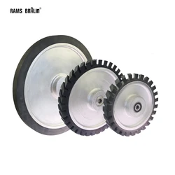 1 piece 150-350 * 25mm Rubber Contact Wheel Belt Grinder Parts Sanding Belt Set