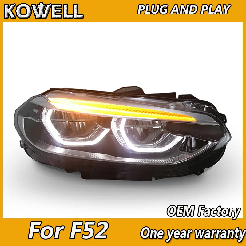 

KOWELL Car Styling for 2017-2020 BMW F52 135i 120i 140i led headlights for F52 all led head lamp