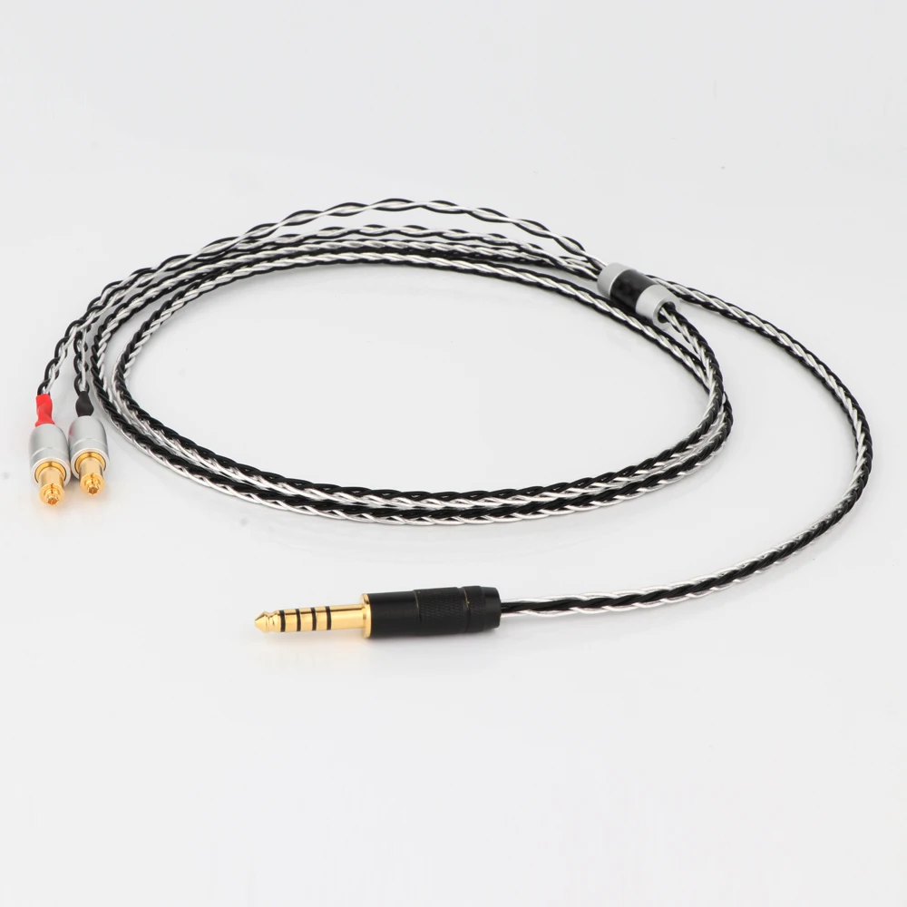 Preffair Hi-End 7N OCC Silver Plated Cable 4.4mm Balanced Headphone Upgraded Cable for SRH1440 SRH1840 SRH1540 SHR535 846