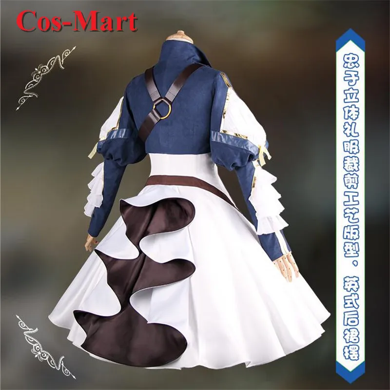 Cosplay – robe de soirée violette pour femme, tenue de soirée, douce et élégante, Cosplay, Evergarden, S-XL