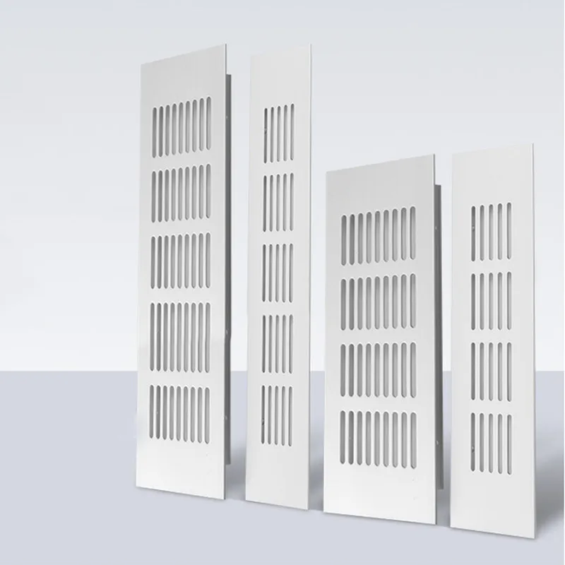 

50/60/80mm Wide Perforated Sheet Aluminum Alloy Air Vent Perforated Sheet Web Plate Ventilation Grille Vents Perforated Sheet