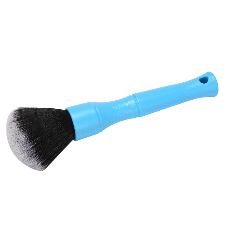 Super Soft Detail Brush, Car Brush, Detail Brush, Cleaning Brush, Eye Shadow Brush, Beauty Brush Set, Inner Brush, Blue.