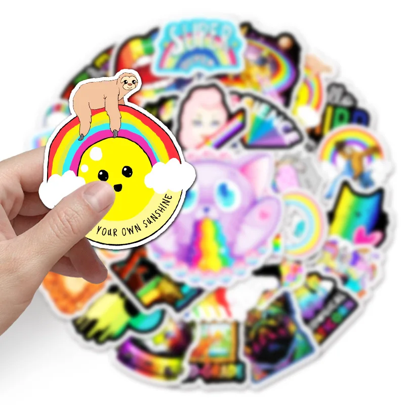 50/100pcs/pack Rainbow Sexy Graffiti Stickers for Gay LGBT Aesthetics Laptop Phone Skateboard Luggage Bike Sticker Decal Kid Toy